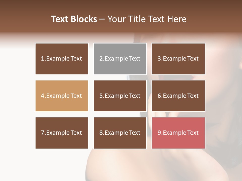 Face Isolated Lips PowerPoint Template