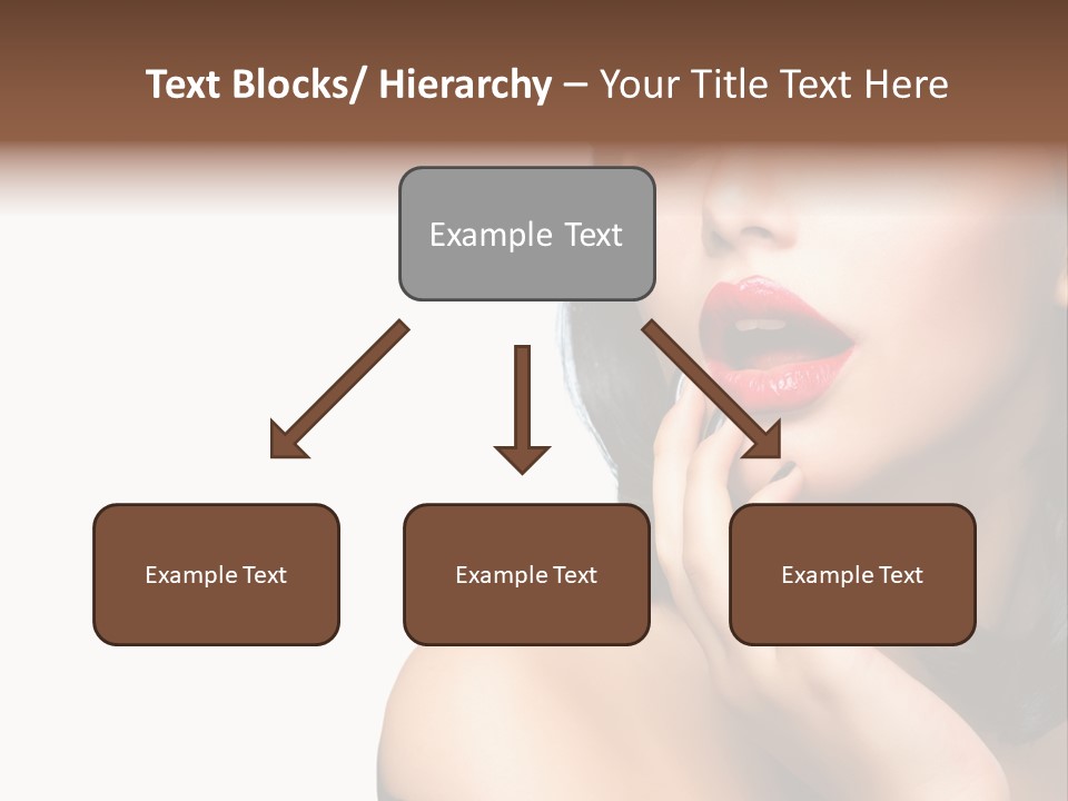 Face Isolated Lips PowerPoint Template