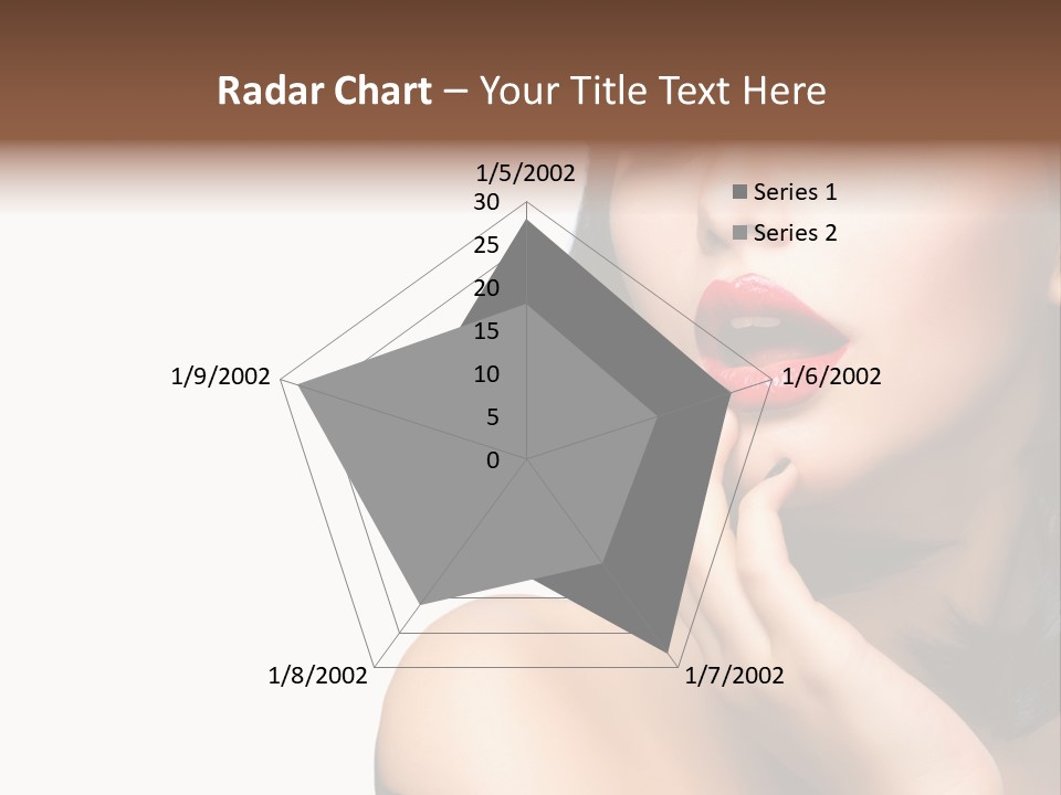 Face Isolated Lips PowerPoint Template
