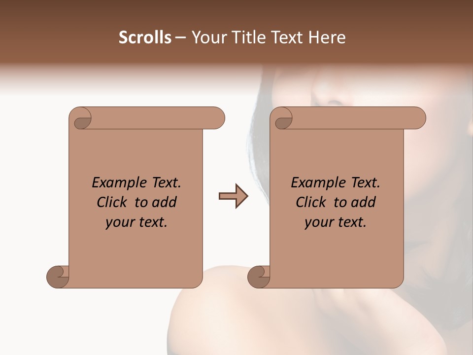 Face Isolated Lips PowerPoint Template