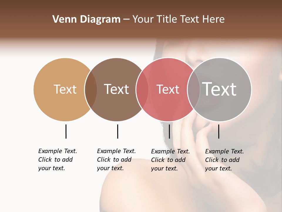 Face Isolated Lips PowerPoint Template