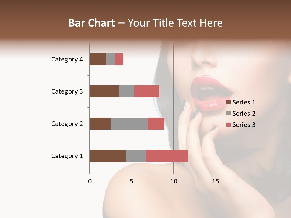 Face Isolated Lips PowerPoint Template