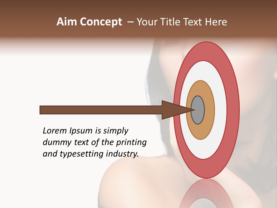 Face Isolated Lips PowerPoint Template