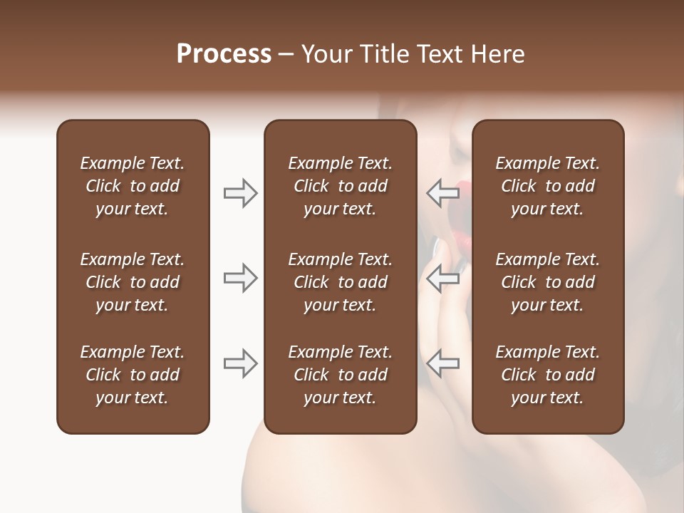 Face Isolated Lips PowerPoint Template