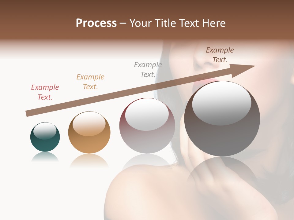 Face Isolated Lips PowerPoint Template