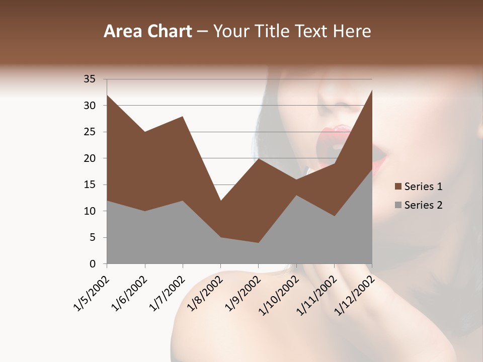 Face Isolated Lips PowerPoint Template