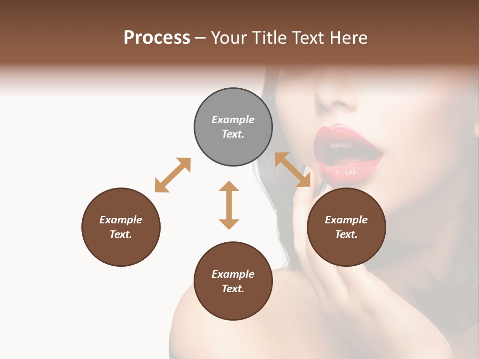 Face Isolated Lips PowerPoint Template