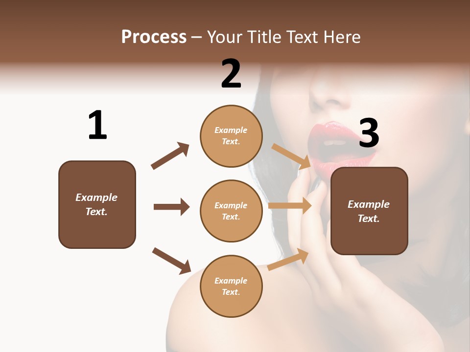 Face Isolated Lips PowerPoint Template