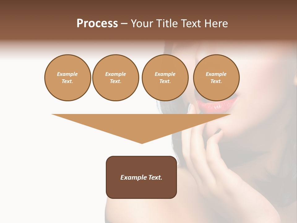 Face Isolated Lips PowerPoint Template