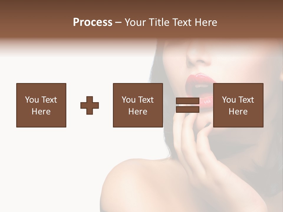 Face Isolated Lips PowerPoint Template