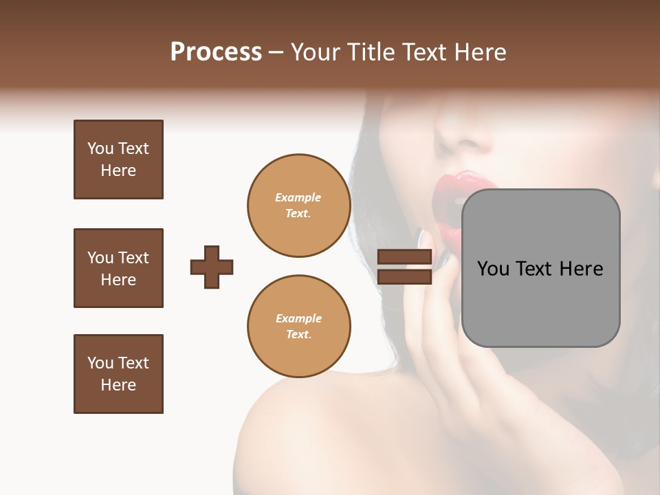Face Isolated Lips PowerPoint Template