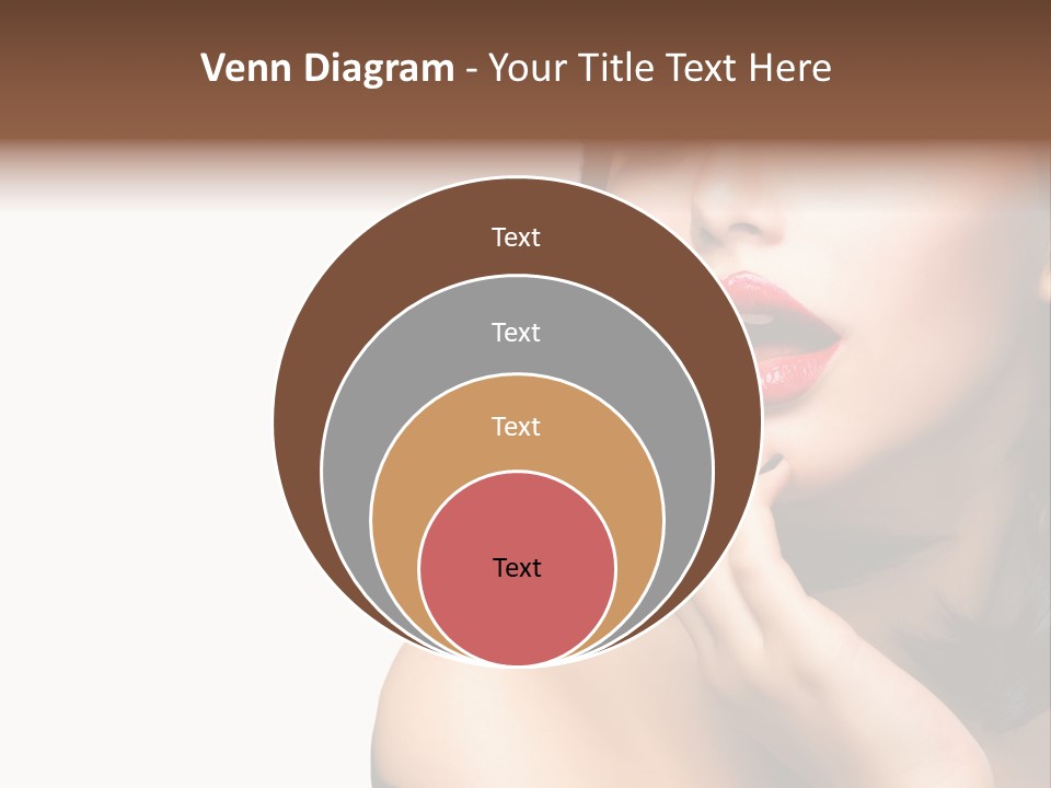 Face Isolated Lips PowerPoint Template