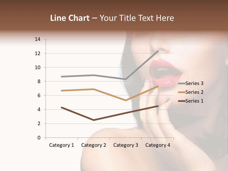 Face Isolated Lips PowerPoint Template