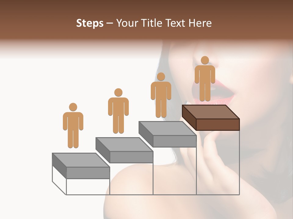 Face Isolated Lips PowerPoint Template