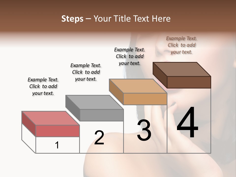 Face Isolated Lips PowerPoint Template