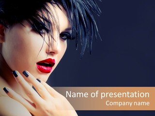 Elegant Make Punk PowerPoint Template