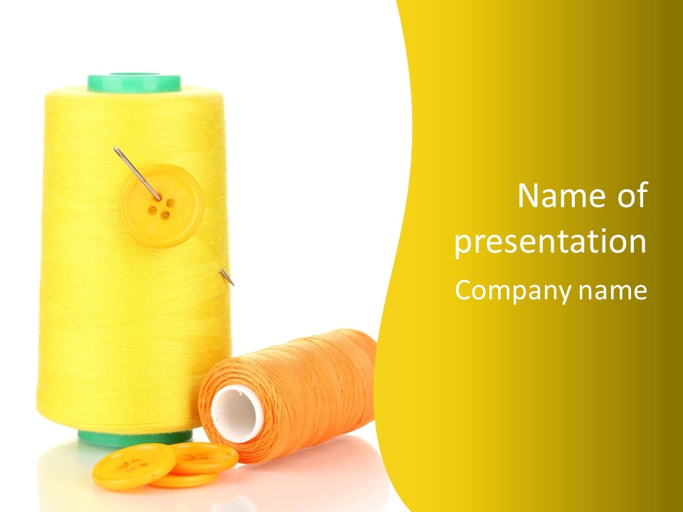 Nobody Cotton Object PowerPoint Template