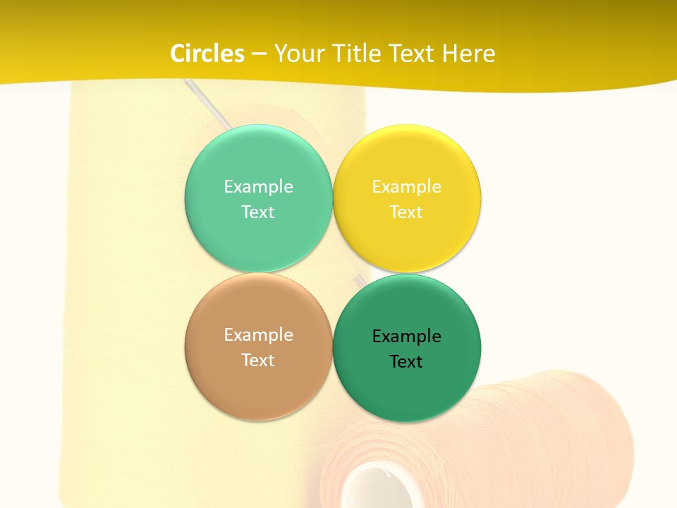 Nobody Cotton Object PowerPoint Template