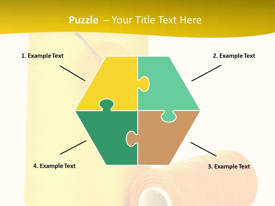 Nobody Cotton Object PowerPoint Template