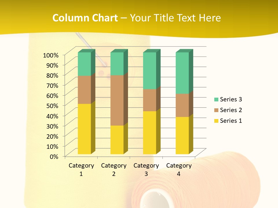 Nobody Cotton Object PowerPoint Template