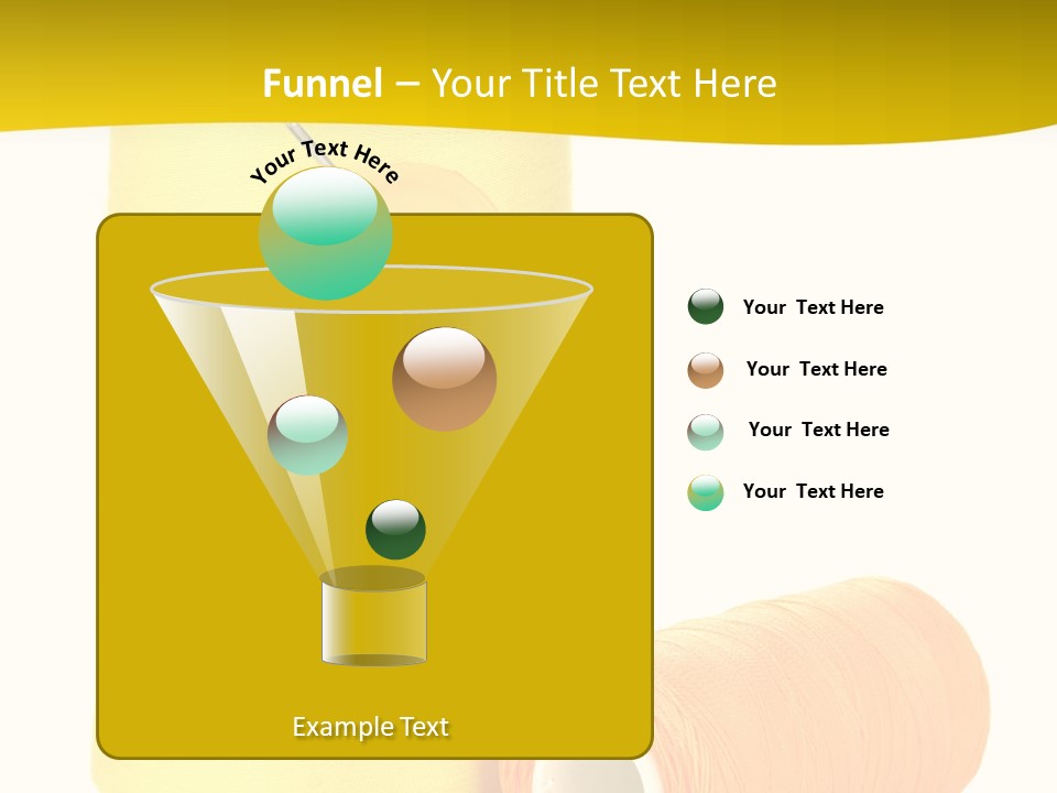 Nobody Cotton Object PowerPoint Template