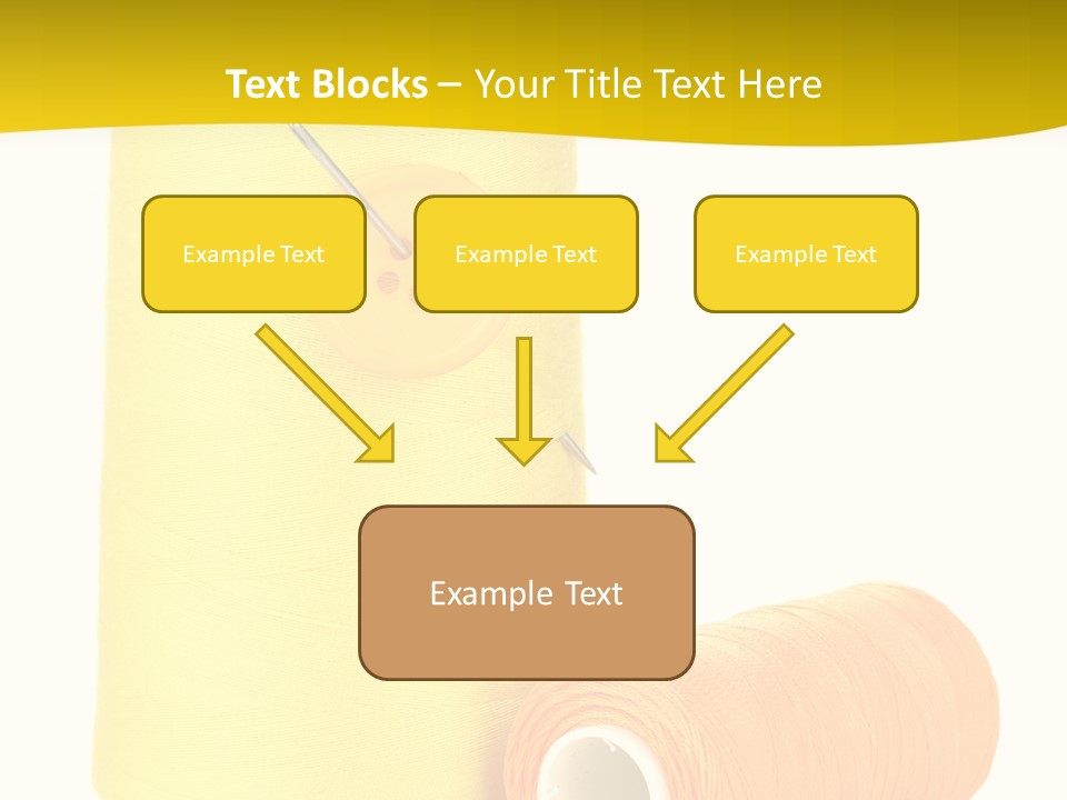 Nobody Cotton Object PowerPoint Template