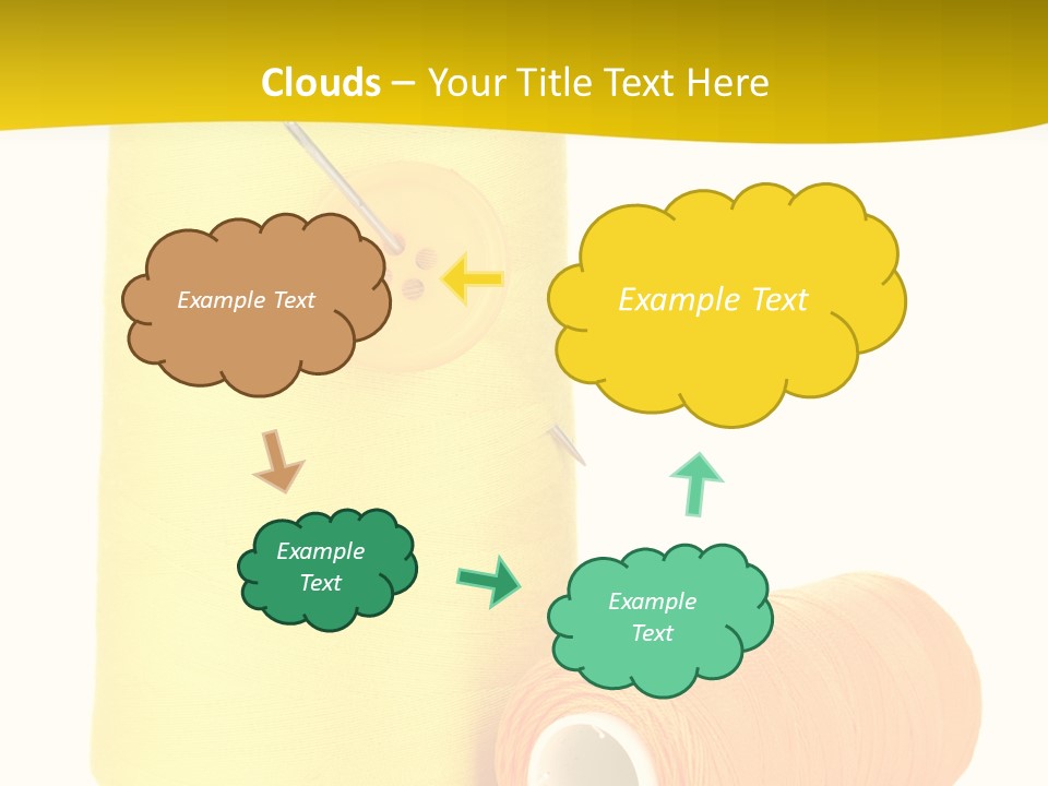 Nobody Cotton Object PowerPoint Template
