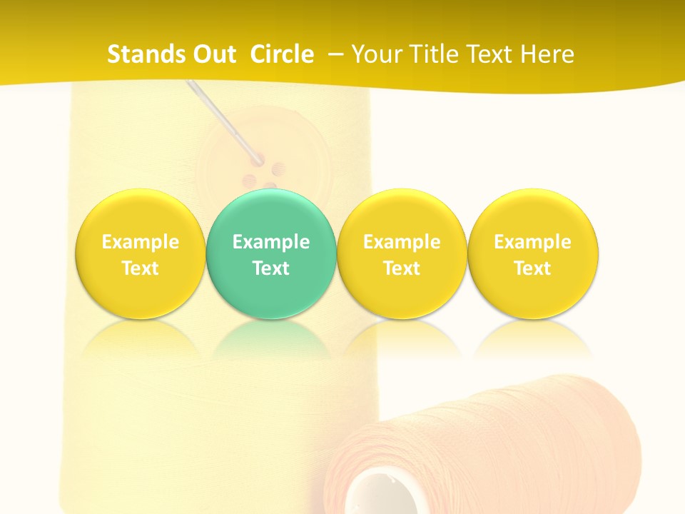 Nobody Cotton Object PowerPoint Template