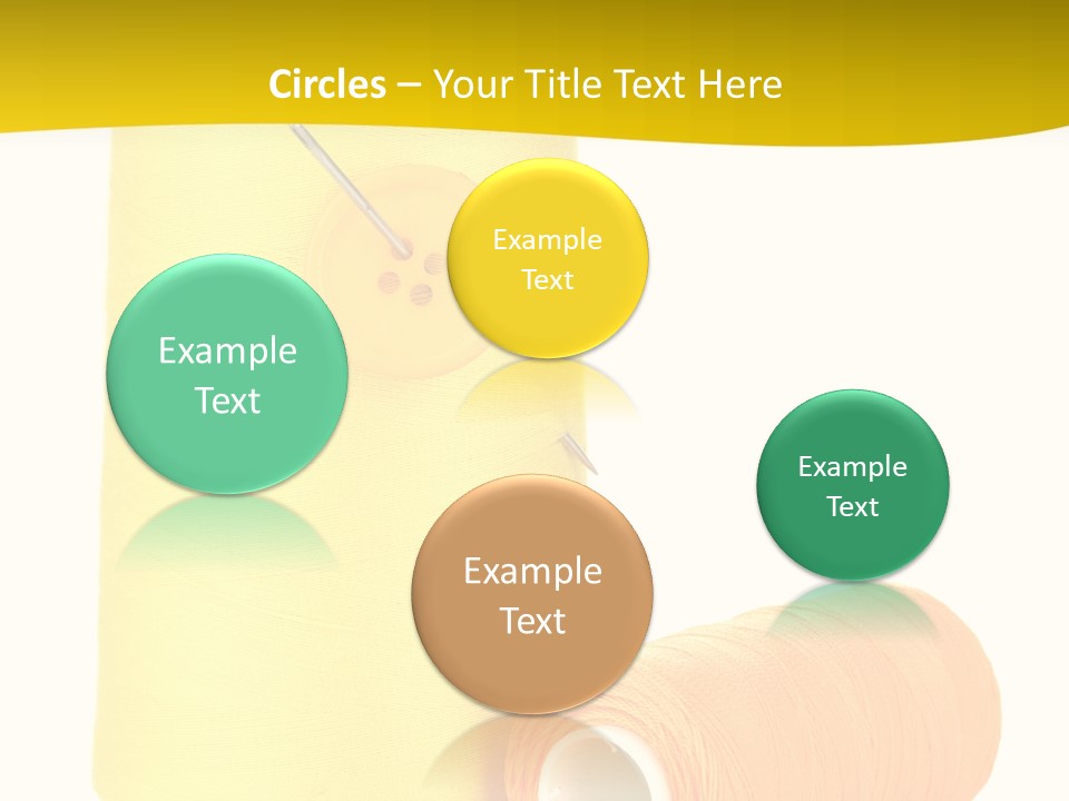 Nobody Cotton Object PowerPoint Template