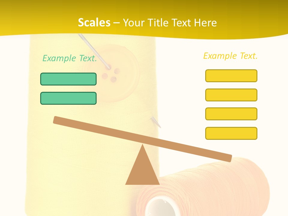 Nobody Cotton Object PowerPoint Template