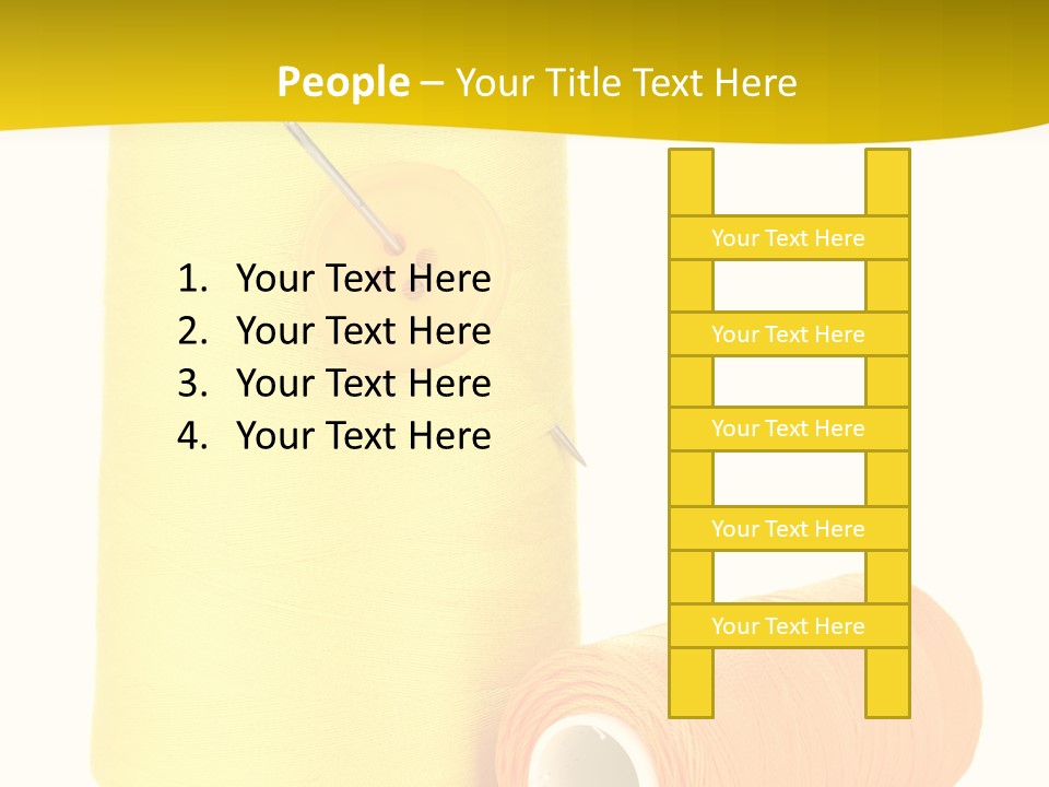 Nobody Cotton Object PowerPoint Template