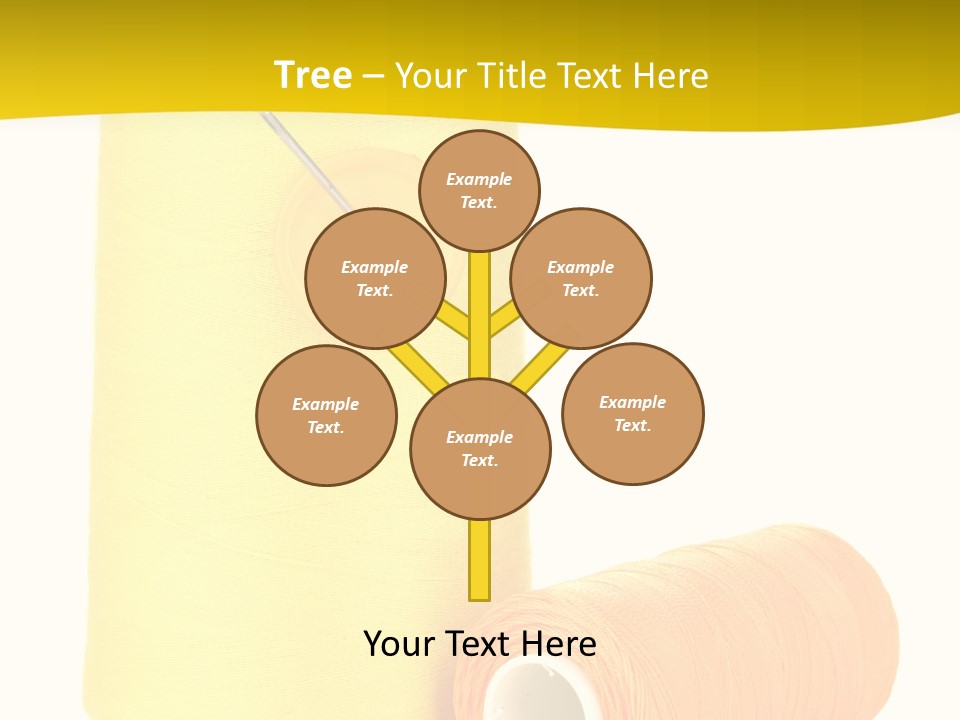 Nobody Cotton Object PowerPoint Template