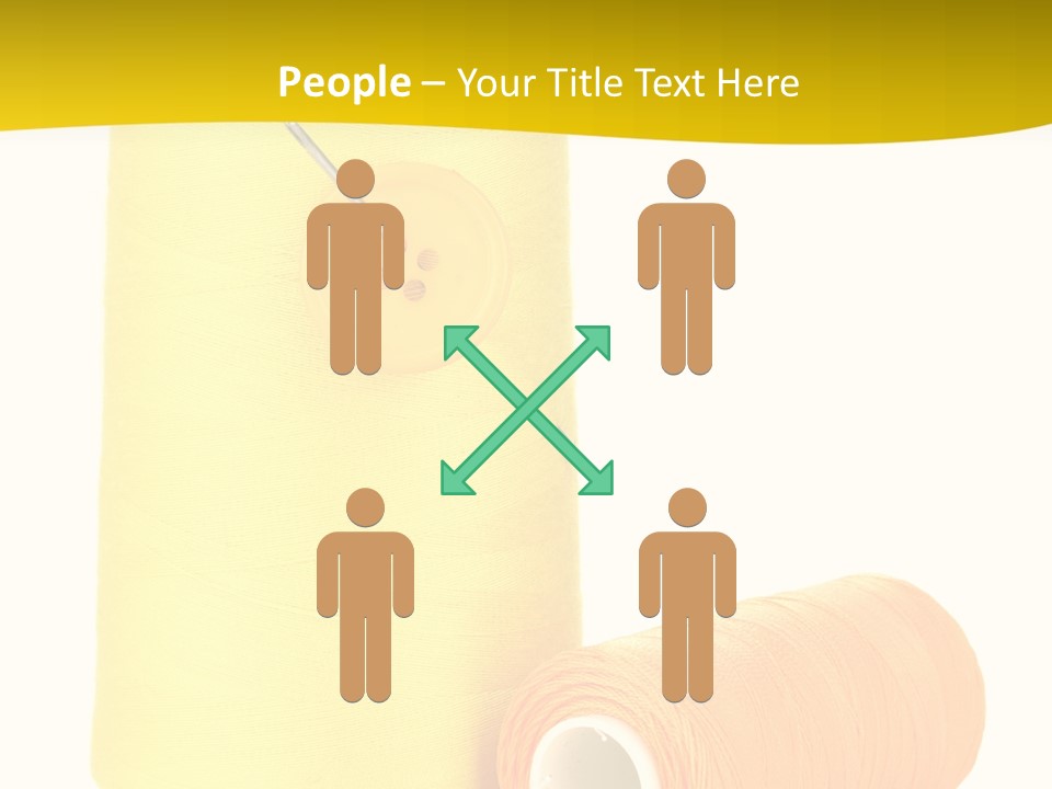 Nobody Cotton Object PowerPoint Template