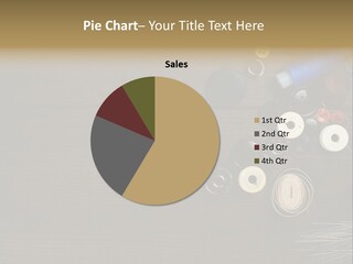 Bobbin Fibre Product PowerPoint Template