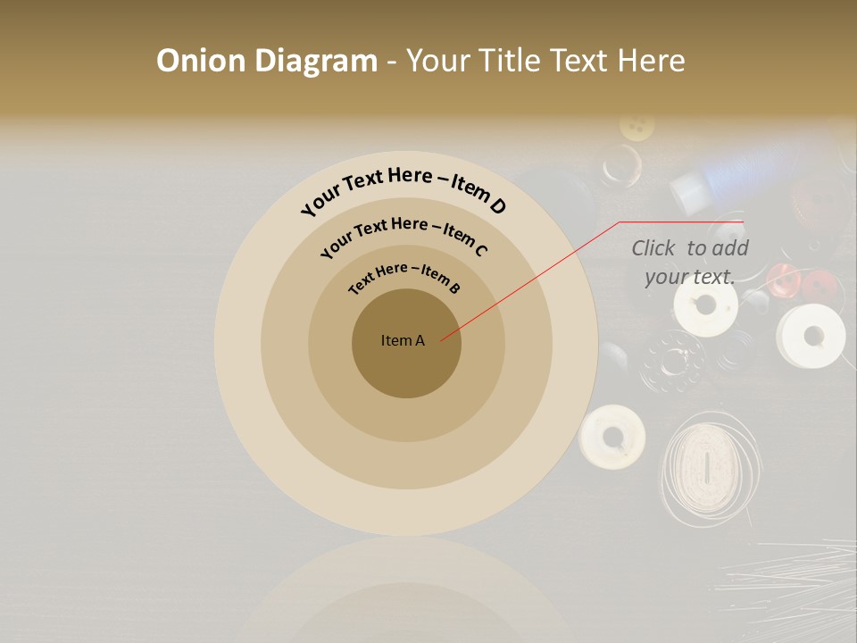 Bobbin Fibre Product PowerPoint Template