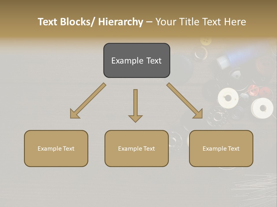 Bobbin Fibre Product PowerPoint Template