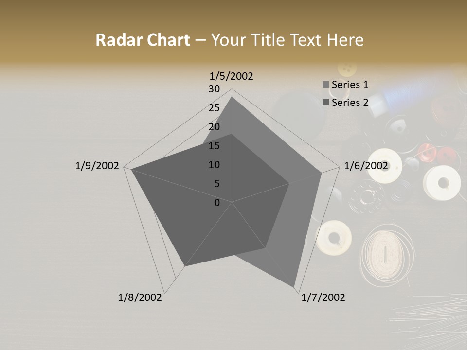 Bobbin Fibre Product PowerPoint Template