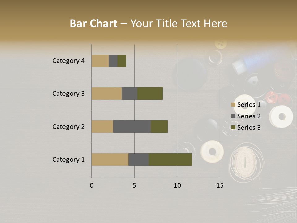 Bobbin Fibre Product PowerPoint Template