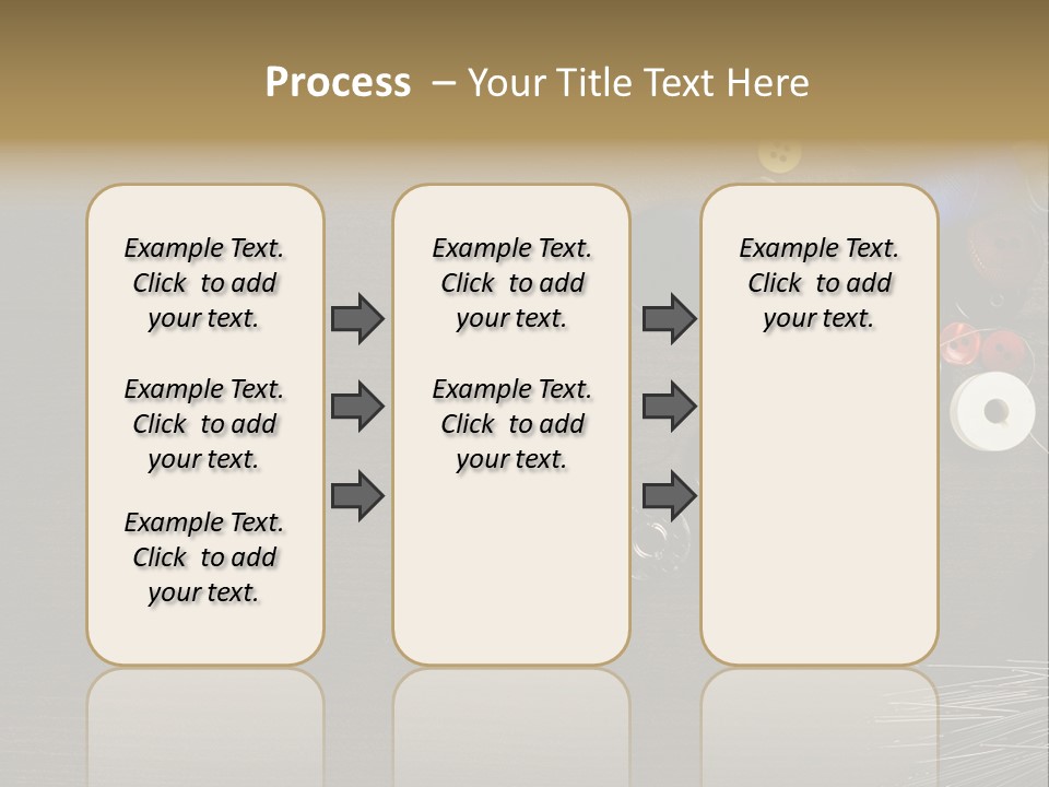 Bobbin Fibre Product PowerPoint Template