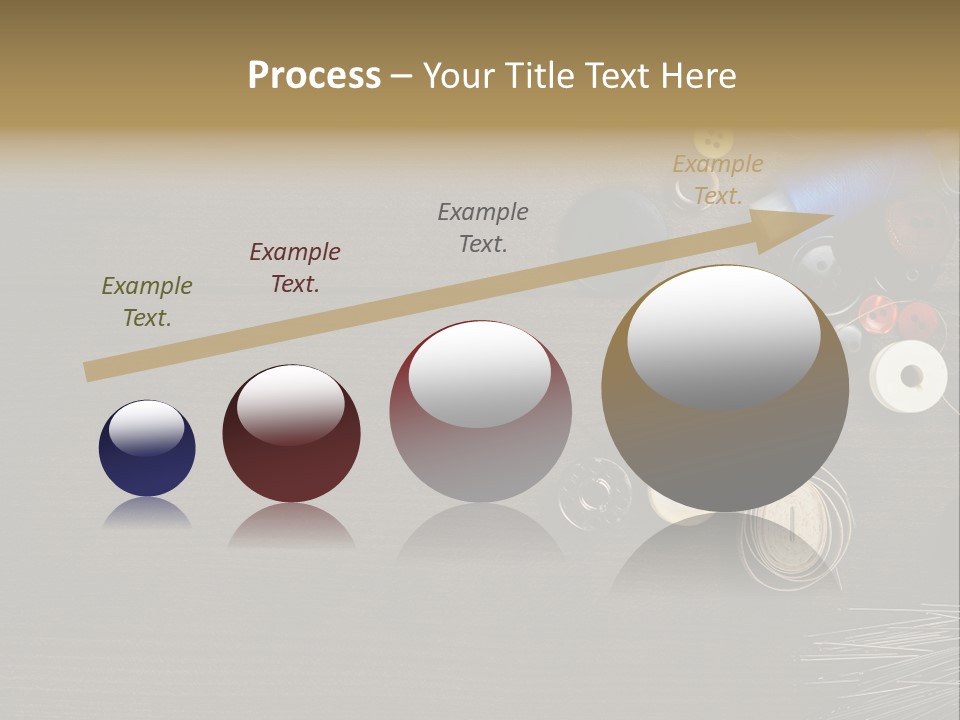 Bobbin Fibre Product PowerPoint Template