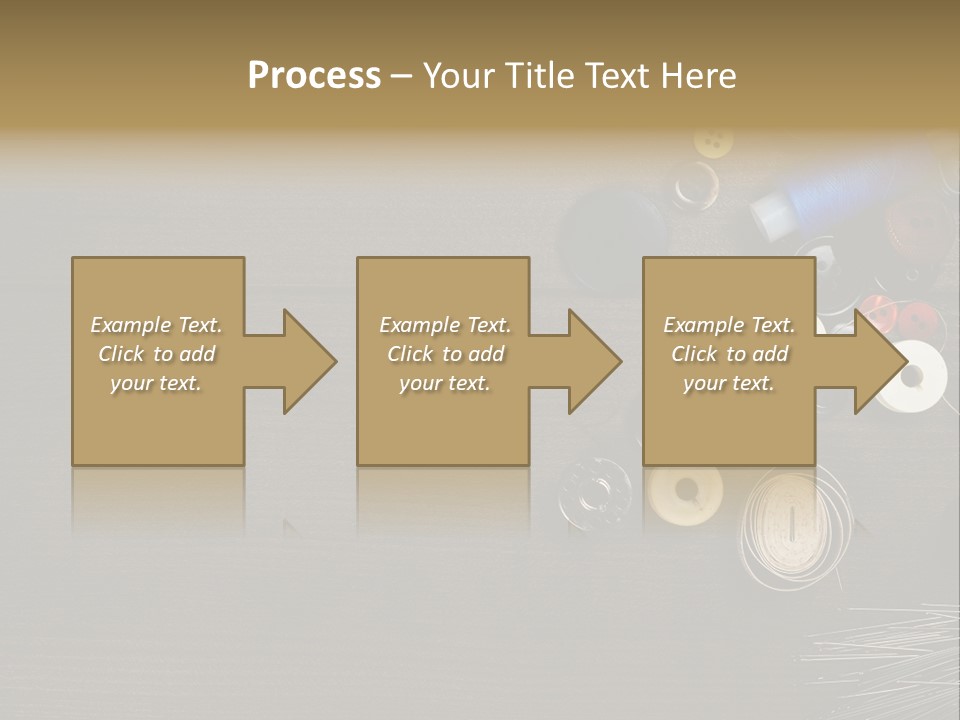 Bobbin Fibre Product PowerPoint Template