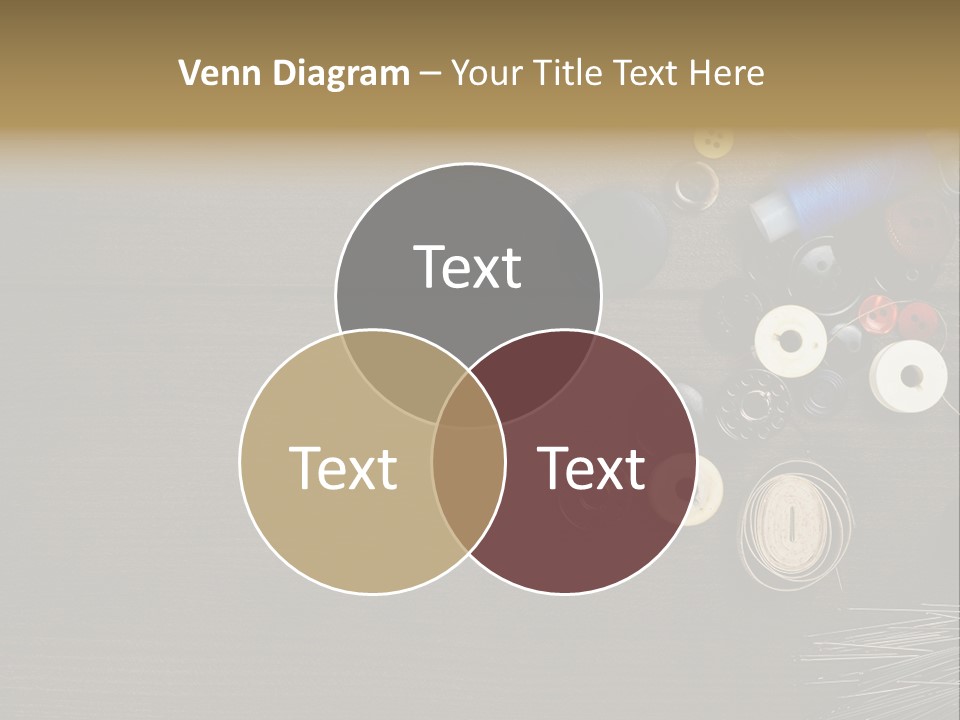 Bobbin Fibre Product PowerPoint Template