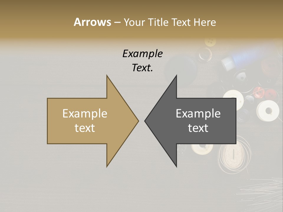 Bobbin Fibre Product PowerPoint Template