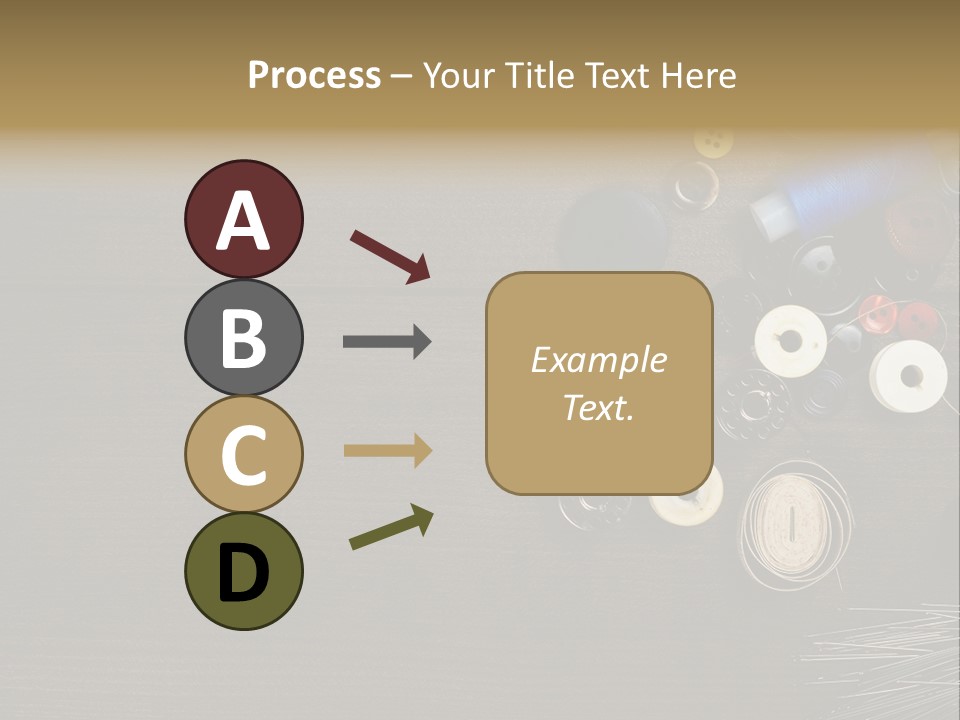 Bobbin Fibre Product PowerPoint Template