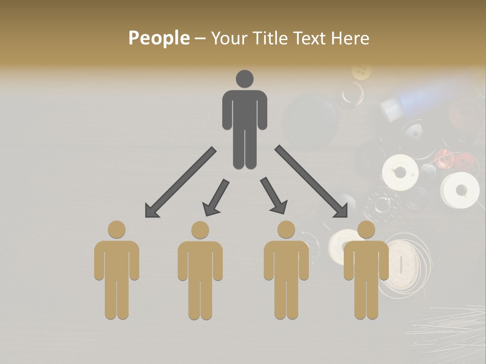 Bobbin Fibre Product PowerPoint Template