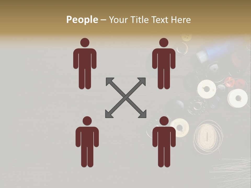 Bobbin Fibre Product PowerPoint Template