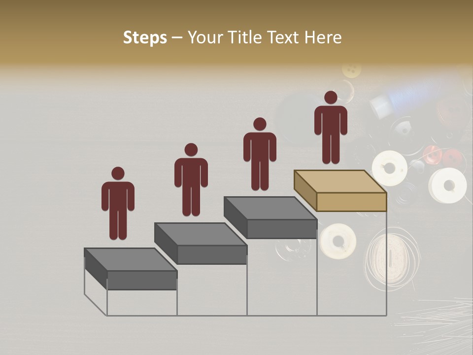 Bobbin Fibre Product PowerPoint Template