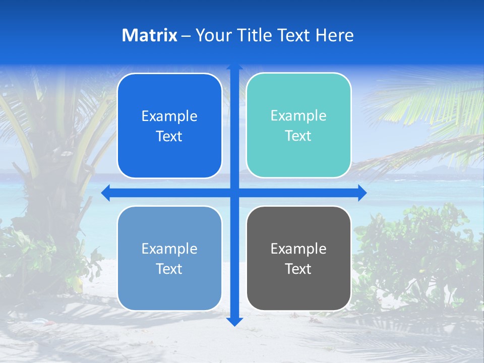 Landscape Lagoon Summer PowerPoint Template