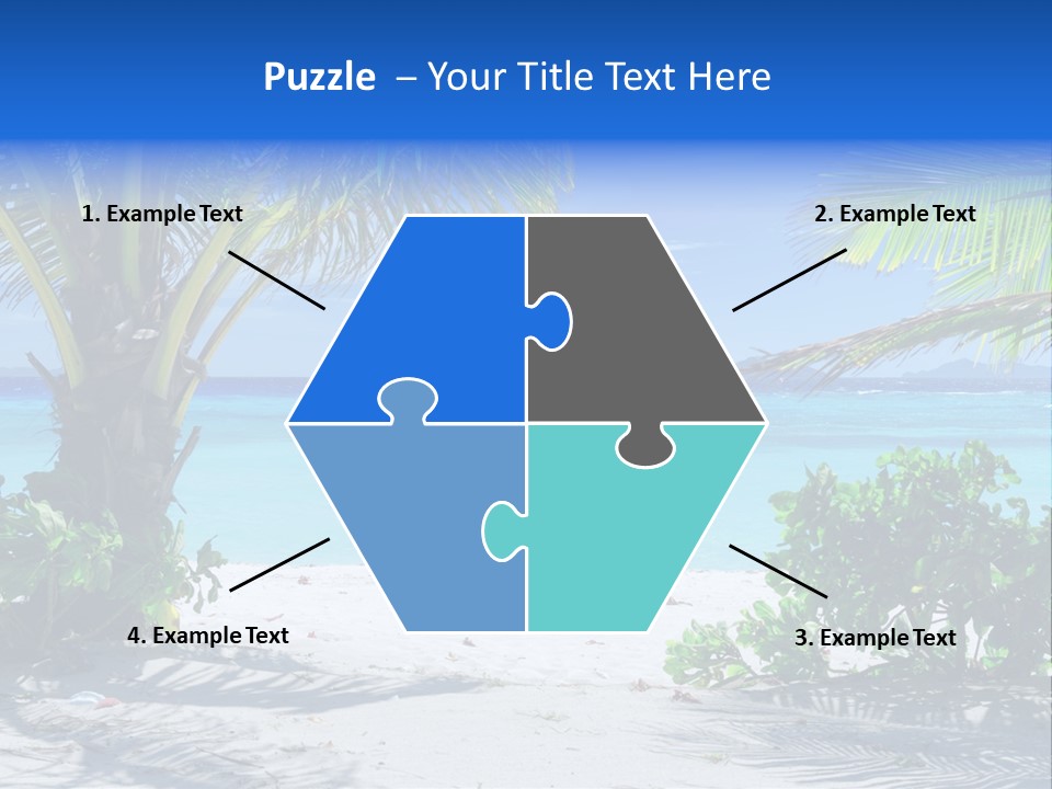 Landscape Lagoon Summer PowerPoint Template