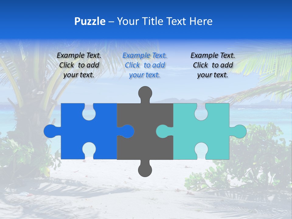 Landscape Lagoon Summer PowerPoint Template